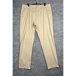 Rhone Commuter Pants Mens 36x28.5 Khaki Classic Stretch Performance Travel Chino